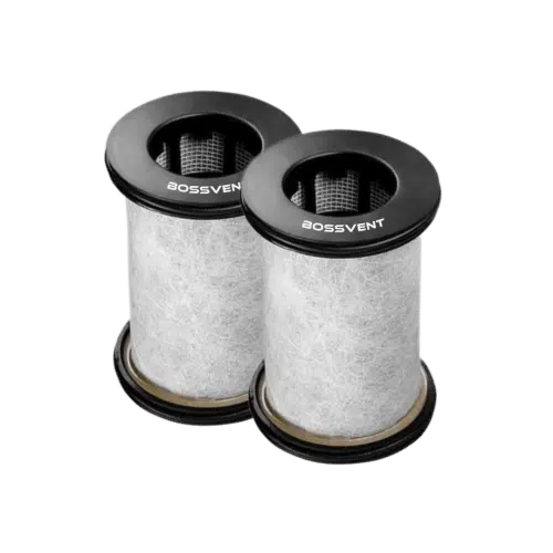 SET OF 2 HIGH EFFICIENCY FILTER ELEMENTS (SUITS BOSSVENT MONO, XL & MAX) UP TO 98% EFFICIENCY